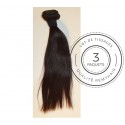 3 PAQUETS taille 14" raide - TISSAGE BRESILIEN REMYHAIR 