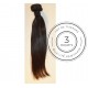 3 PAQUETS - TISSAGE BRESILIEN raide taille 16" REMYHAIR 