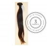 3 PAQUETS - TISSAGE BRESILIEN raide taille 18" REMYHAIR 