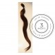 3 PAQUETS - TISSAGE BRESILIEN raide taille 32" REMYHAIR 