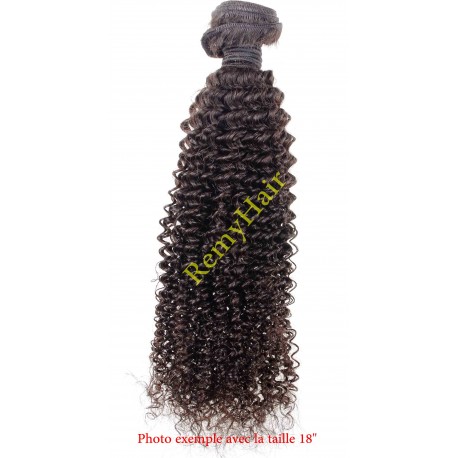 Taille 16" - Tissage brésilien (Frisé, Curly) Remyhair 