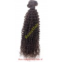 Taille 20" Frisé, Curly - Tissage brésilien Remyhair 