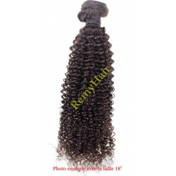Taille 24" Frisé, Curly - Tissage brésilien Remyhair 