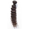 Taille 20" Bouclé, Deep Tissage brésilien Remyhair 5A 