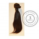 3 PAQUETS taille 12" raide - TISSAGE BRESILIEN REMYHAIR 